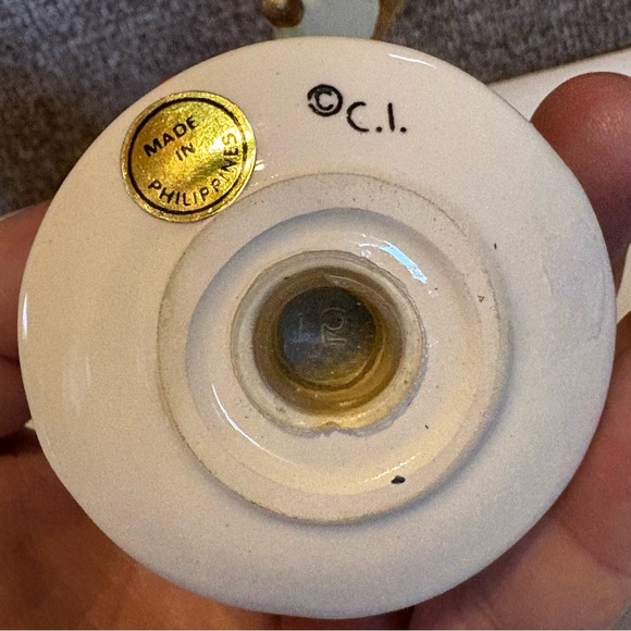 Lenox Christmas Salt & Pepper Shakers Angel And Toy Soldier Ceramic Holiday - Picture 5 of 6